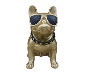 Patung anjing gonggongan dekoratif, untuk dekorasi meja kantor, patung resin, anjing Bulldog Prancis, patung taman patung luar ruangan - Product Image 1