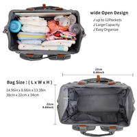 New Arrival Factory Custom Windel rucksack für Frauen Große Kapazität Wasserdichte Outdoor Mommy Windel tasche
