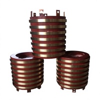 Anillos Conductores de Carbón XTC en Stock, Opciones de 2-6 Canales/Aro, Procesamiento de Señal de Alta Potencia y Corriente, Perforación