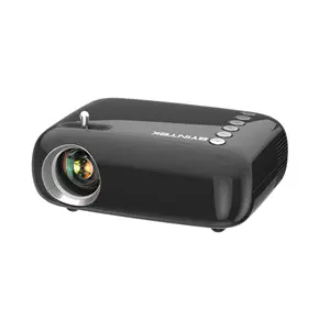 Byintek projetor multimídia k6, mini projetor de bolso com suporte para 1080p, cinema lcd led para casa cim/exterior
