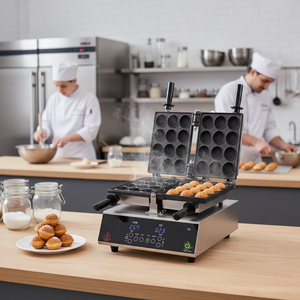 New CookTech Industrial Golf Ball Cake Machine Automatic Korean <b>Snack</b> Maker Stainless Steel SUS304 Heavy Duty Equipment Touch - Product Image 3