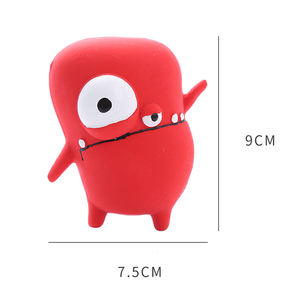 Fabrika fiyat doğal canavarlar kauçuk köpek gıcırtılı oyuncak lateks sevimli interaktif yavru Pet çiğnemek oyuncaklar için agresif cheche - Product Image 5