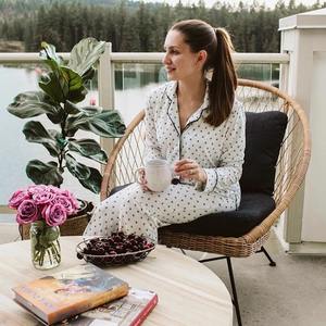 Canapé de jardin en rotin d'extérieur avec coussin imperméable, design contemporain, pour patio, balcon, villa, résistant aux UV, en rotin PE - Product Image 3