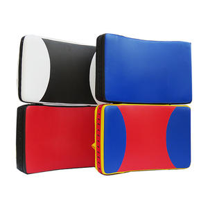 Alta calidad PU curvado Muay Thai artes marciales paleta Taekwondo objetivo Kicking Shield logotipo personalizado <span class=keywords><strong>precio</strong></span> de fábrica para Karate Judo - Product Image 5