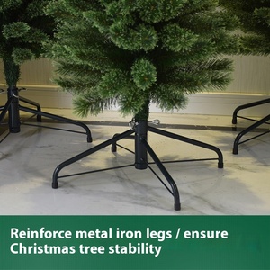 1.5-2.1m Noël Debout Pin Aiguille Fleur Arbre Décoratif pour La Maison Salon Centre Commercial Fenêtre Décoration - Product Image 3