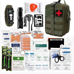 Kit de survie compact en nylon 21x15x11 cm avec patch Croix Rouge pour équipement d'urgence extérieur, camping et EDC - Product Image 4