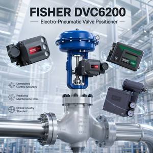 วาล์วควบคุมลมแบบปีกผีเสื้อ Fisher ของแท้ใหม่เอี่ยม และตัวควบคุมตำแหน่งวาล์ว DVC6200 - Product Image 1