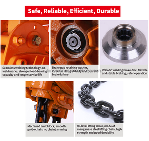 Peralatan Pengangkat 1 ton 2 ton 3 ton 5 ton 10 ton, Hoist Listrik Italia dengan Troli Bermotor - Product Image 4