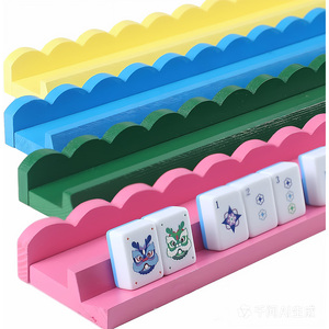 wooden mahjong racks 17 inch In stock mahjong wooden racks and pusher - Product Image 5