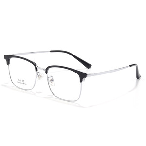 Monturas de Gafas T-P Cuadradas de Titanio para Hombre, Ligeras, con Lentes de Resina 3304 - Product Image 1