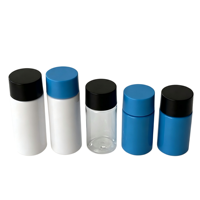 Bouteilles de distribution en plastique PET de petite capacité 35*75mm 35*68mm pour cosmétiques, huiles essentielles et liquides médicinaux