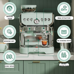 Macchine per Caffè Espresso <span class=keywords><strong>e</strong></span> <span class=keywords><strong>Cappuccino</strong></span> Semi-Automatiche con Macinacaffè <span class=keywords><strong>e</strong></span> Accessori a Prezzo di Fabbrica - Product Image 4