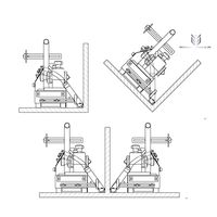 Robot de soudage MIG automatique HK-8SS personnalisable en direct d'usine avec chariot et suivi de plaque en acier en forme de H pour une soudure efficace