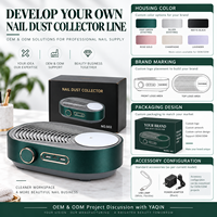 Dépoussiéreur d'Ongles Rechargeable, Puissant Ventilateur d'Aspiration Sous Vide, Outil de Manucure pour Salon de Manucure et Maison