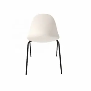 Hotel Chair Hotel Task Chair PP Material And Black Metal Legs Studio 6 White Chair