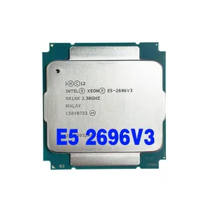 2.3G/18 Cpu Lga2011-3二手风扇E5 2696 V3处理器英特尔至强E5-2696V3 Cpu