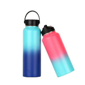 Thấp moq tùy chỉnh 12oz/18OZ/25oz/32oz Hydro nước bằng thép không gỉ chai đôi tường cách nhiệt chân không Thermos Flask - Product Image 2