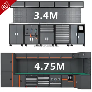 5,4 M 4,5 m 3M 4m metal acero resistente armario de herramientas de garaje armario de almacenamiento de garaje