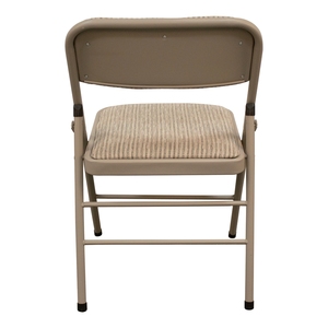 Silla Plegable de <span class=keywords><strong>Metal</strong></span> de Estilo Moderno para Comedor, Hogar, Oficina, Hotel, Campamento al Aire Libre, Banquetes y Bodas, Material de Tela Resistente - Product Image 5