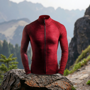 <span class=keywords><strong>Camiseta</strong></span> de <span class=keywords><strong>Ciclismo</strong></span> de lana <span class=keywords><strong>Merino</strong></span> OEM de MereSports, <span class=keywords><strong>camiseta</strong></span> de manga larga con cremallera completa transpirable y ligera - Product Image 2