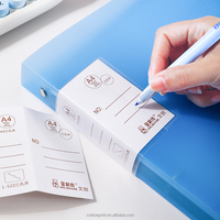 Carpeta de Hojas Sueltas A4, Organizador de Documentos Grueso y Duradero, Almacenamiento de Exámenes, Suministros de Oficina para Estudiantes, Venta al Por Mayor de Fábrica