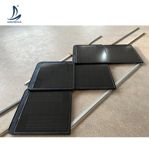 Tente de toit à coque dure avec <span class=keywords><strong>panneau</strong></span> <span class=keywords><strong>solaire</strong></span>, briques de couleur, tuiles d'argile alimentées, système de toit <span class=keywords><strong>solaire</strong></span> BIPV haute puissance avec batterie - Product Image 3