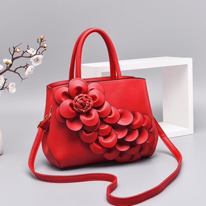Factory Direct Wholesale Shoulderbags OEM Flower Handbags PU Leather Elegant Luxury Bags for Women - Product Image 4