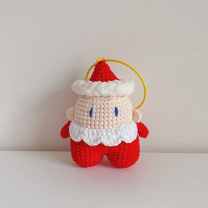Llavero <span class=keywords><strong>de</strong></span> Algodón Hecho a Mano Creativo <span class=keywords><strong>de</strong></span> <span class=keywords><strong>Navidad</strong></span> <span class=keywords><strong>de</strong></span> 13 cm, Regalo <span class=keywords><strong>de</strong></span> Ganchillo para Compañeros <span class=keywords><strong>de</strong></span> Clase - Product Image 3