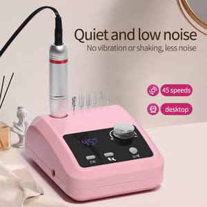 Ponceuse à ongles <span class=keywords><strong>électrique</strong></span> <span class=keywords><strong>professionnelle</strong></span> 45000 tr/min pour le polissage des ongles, le retrait du vernis gel et la pose de poudre de construction - Product Image 2