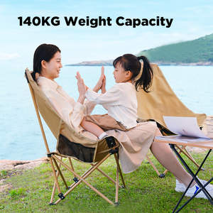 كرسي قمر محمول قابل للطي للاستخدام الخارجي من E-RIKE، كرسي تخييم خفيف الوزن للغاية - Product Image 5