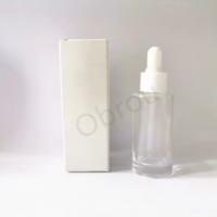 Prêt à expédier petites boîtes en papier kraft artisanal noir 5ml-100ml boîte d'emballage de bouteille d'huile essentielle blanc noir Options disponibles
