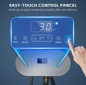 Bain à remous gonflable <span class=keywords><strong>Jacuzzi</strong></span> extérieur portable Bain à bulles <span class=keywords><strong>pour</strong></span> la maison Spa Jardin extérieur Whirlpool Spa - Product Image 3