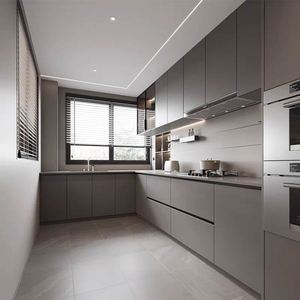 Gabinetes modulares modernos Diseño de cocina lacada de estilo europeo Hecho en China - Product Image 5