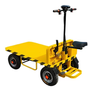 Carretilla Eléctrica Silenciosa de Plataforma Plana, Camión Volquete Eléctrico, Vehículo de Transporte de Carga de Cuatro Ruedas - Product Image 3