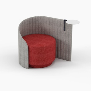 Chaise et table d'entraînement ergonomiques modernes de haute qualité à dossier bas et haute densité pour la maison, chaises d'école ergonomiques avec tablette d'écriture - Product Image 2