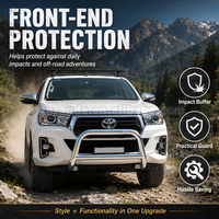 Barre de protection avant en acier pour voiture, barre de protection pour HILUX N80 N90 2015-26 (N90 nécessite un kit de relocalisation de capteur)