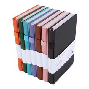Customizable Wholesale Business PU Leather Diary <b>A5</b> Hardcover <b>Notepads</b> Paper Cover 80 Sheets Thermal Binding Promotional - Product Image 4