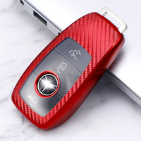 Étui de protection souple en TPU pour clé de voiture en fibre de carbone, compatible avec les clés intelligentes de voiture Mercedes-Benz Classes A, B, C, E, G, K, R, S et AMG