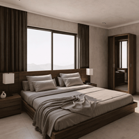 Ventana Comercial de Aluminio y Plástico con Doble Acristalamiento, Resistente a Impactos, con Rotura de Puente Térmico y Marco Delgado, Eficiente Energéticamente