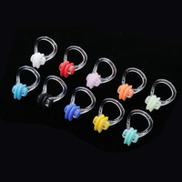 Pince-nez de natation en silicone souple réutilisable, bouchons de nez de plongée confortables pour adultes, enfants, accessoires de piscine