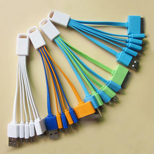 Câble de charge multifonctionnel de données de porte-clés OEM portable pour <span class=keywords><strong>iPhone</strong></span> 15 décoration suspendue créative câble de données multi en un - Product Image 6