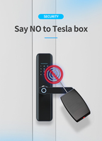 Serrure de porte intelligente Sinovo Tuya TTLock avec application, empreinte digitale, mot de passe numérique pour appartement en bois