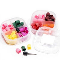 Embouts de ponçage en plastique de qualité supérieure pour soins des ongles, pour pédicures, élimination des callosités et des cuticules, outils de nail art et ponçage