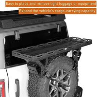 Panier de rangement utilitaire en acier pour pneus, plateau de rangement pour roue de secours de 30 à 40 pouces, porte-bagages pour Jeep JK, kit de carrosserie pour SUV