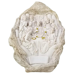 Figurine religieuse artistique personnalisée en résine peinte à la main, modèle de la Cène sculpté à la main pour la décoration intérieure - Product Image 4