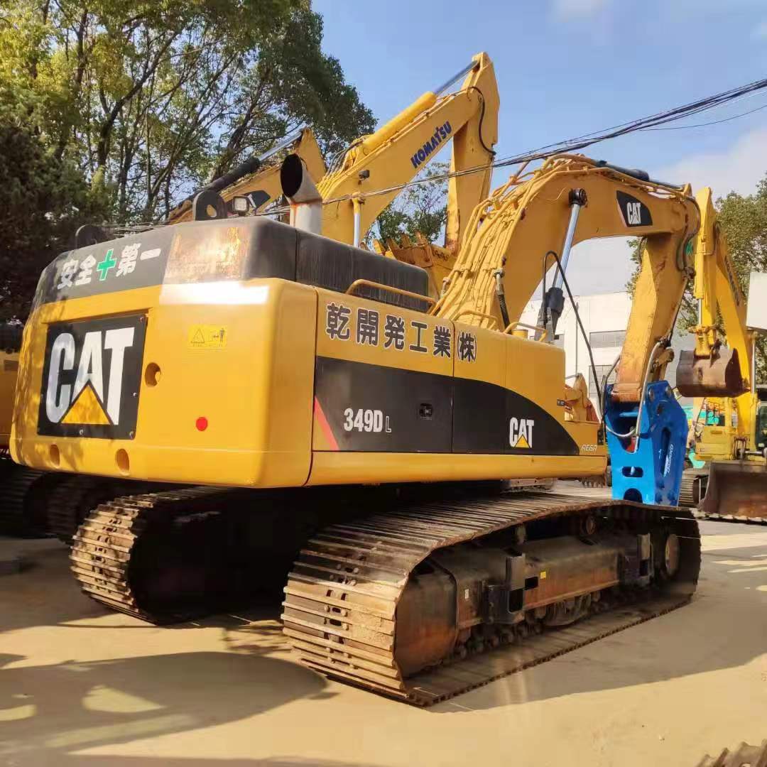 Used CAT excavators Secondhand 50 ton construction machinery Cat 349D excavator original from Japan