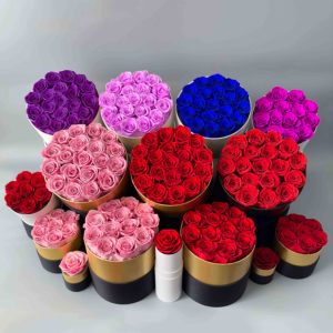 Vente en gros éternelle rosas preservadas éternelle <span class=keywords><strong>immortelle</strong></span> <span class=keywords><strong>fleur</strong></span> de pivoine rouge pour toujours infini préservé roses en boîte - Product Image 2