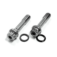 Boulon de bielle de compétition haute performance en aluminium 7075 usiné CNC, 1,5 po (12 points) pour bielles en acier
