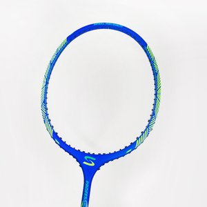 Raquette de <span class=keywords><strong>badminton</strong></span> personnalisée de haute qualité, type défensif en PU, pointe légère, tige souple, raquette légèrement dure, dureté professionnelle, force professionnelle - Product Image 4