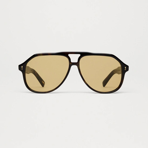 विंटेज वर्ग डबल पुल के साथ यूनिसेक्स जिमेई एसीटेट धूप का चश्मा क्लासिक ओवरसाइज़ शेल Uv400 पोलेराइज्ड आरामदायक - Product Image 2